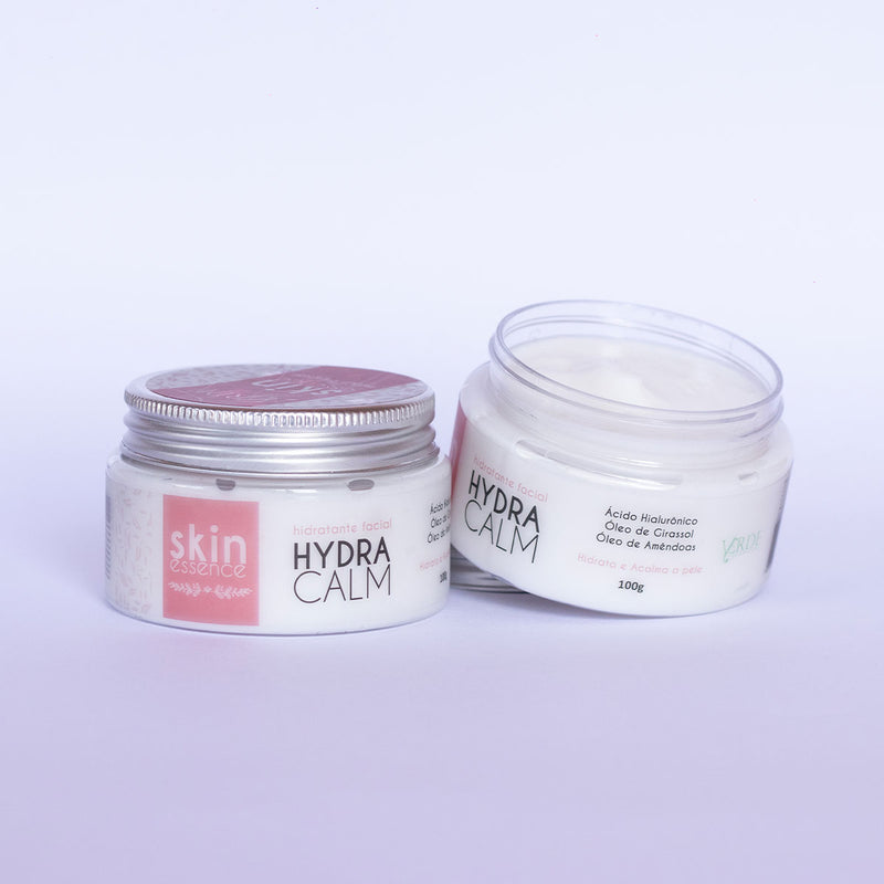 Hidratante Facial Hydra Calm | Ácido Hialurônico, Óleo de Girassol e Amêndoas